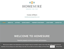 Tablet Screenshot of homesureproperties.co.uk